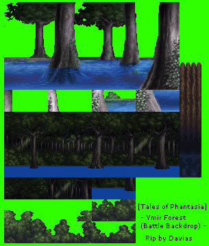Tales of Phantasia (JPN) - Ymir Forest (Battle Backdrop)