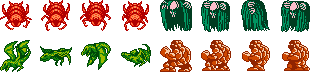 Legacy of the Wizard - Bosses