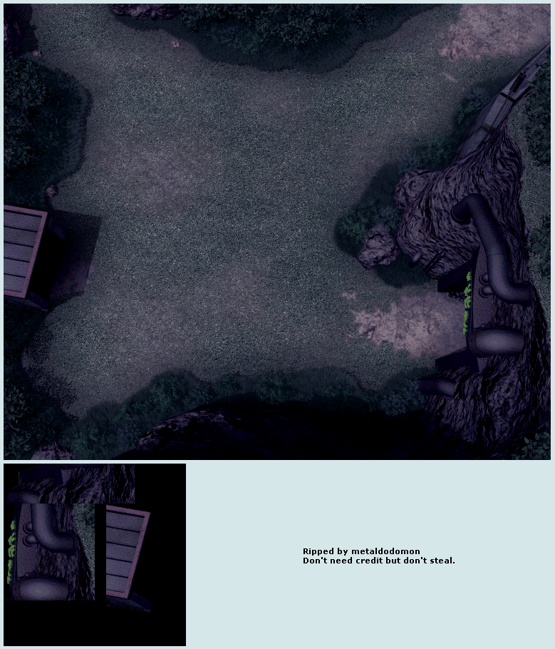 Digimon World - Foot of Mt. Panorama (Night)