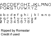 Digimon World - Font (US)