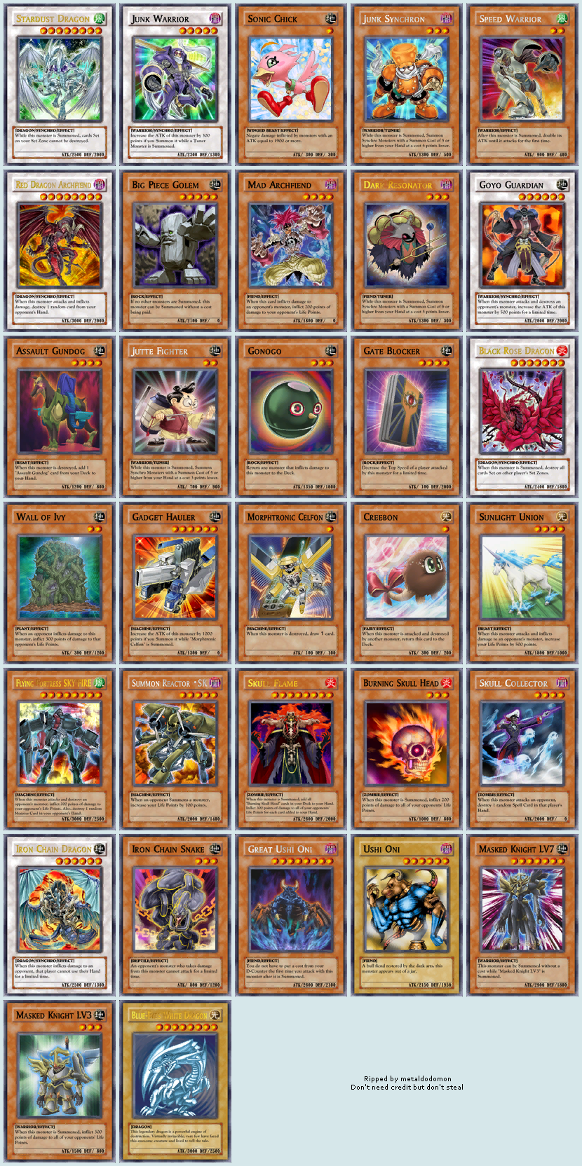 Yu-Gi-Oh! 5d's Wheelie Breakers - Monster Cards