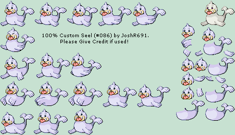 Pokémon Generation 1 Customs - #086 Seel