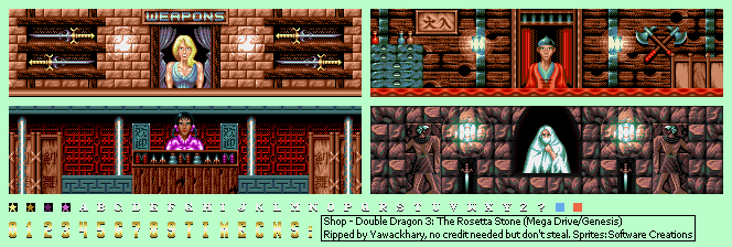 Double Dragon III: The Rosetta Stone - Shop