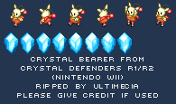 Moogle Crystal Bearer and Crystal