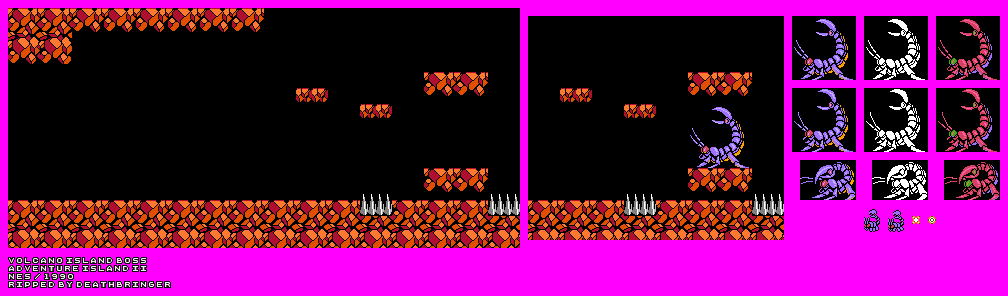 Adventure Island 2 - Volcano Island Boss