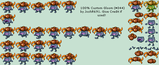 Pokémon Generation 1 Customs - #044 Gloom