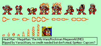 Mega Man: The Wily Wars: Mega Man 2 - Heat Man