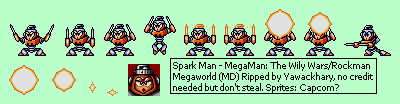 Mega Man: The Wily Wars: Mega Man 3 - Spark Man