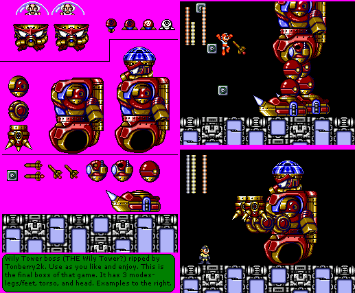 Mega Man: The Wily Wars: Wily Tower - Wily Tower Boss