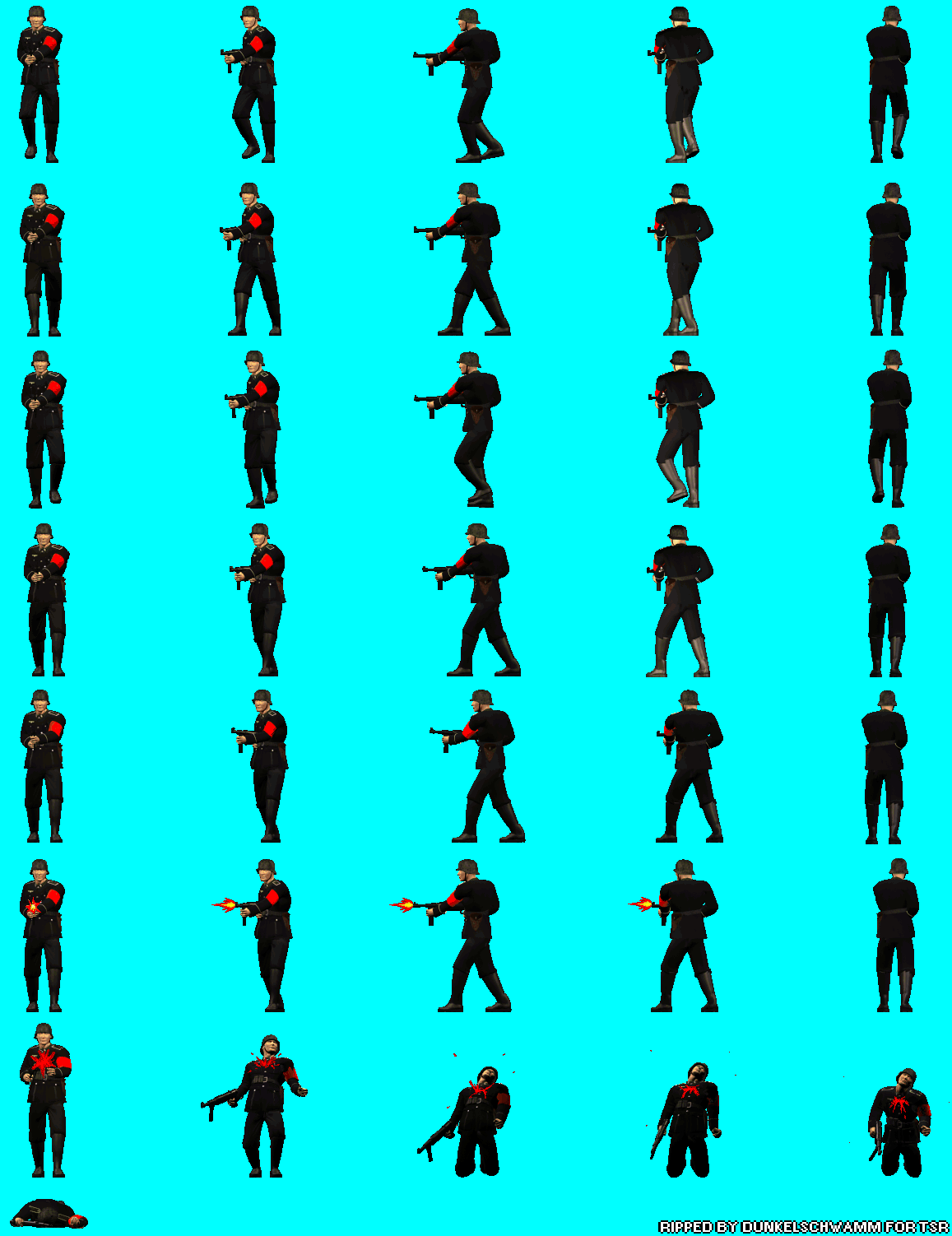 Спрайты солдат 2d