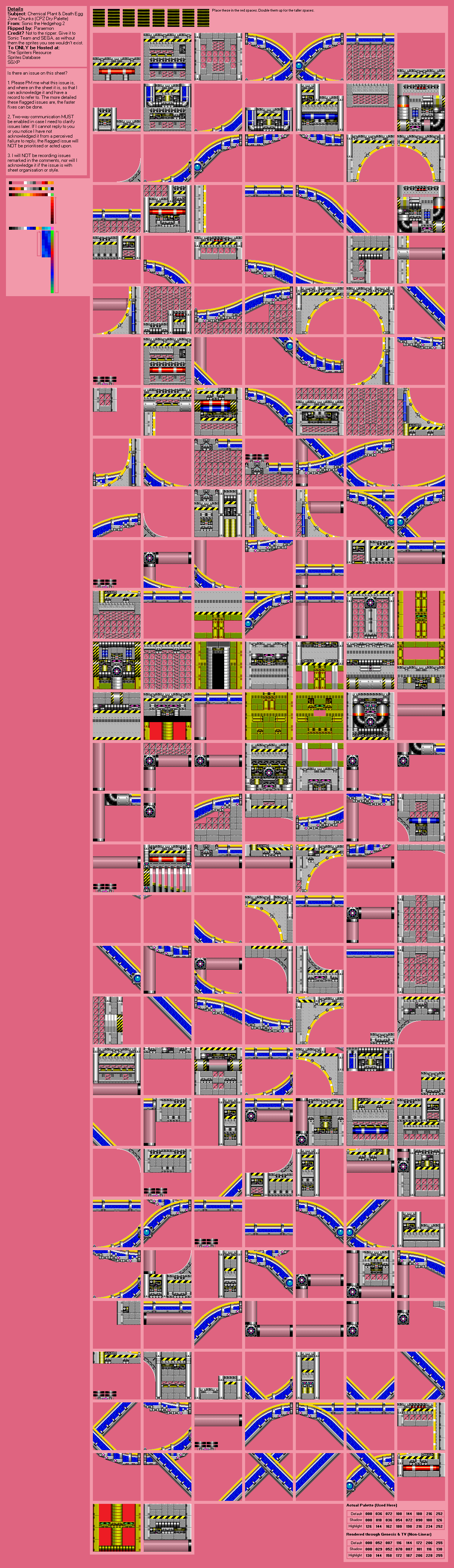 Sonic the Hedgehog 2 - Chemical Plant (& Death Egg) Zone (Dry)