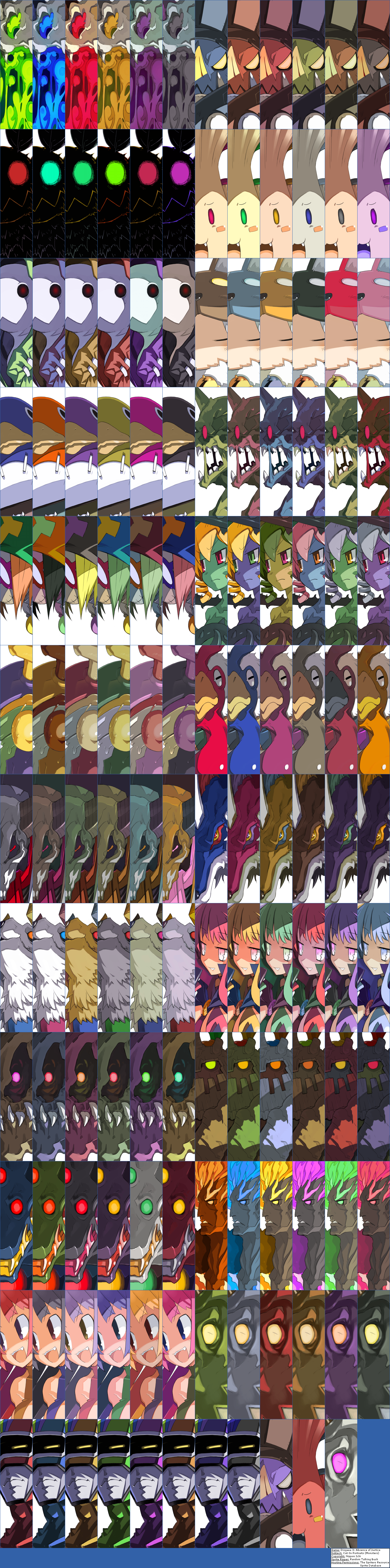 Disgaea 3: Absence of Justice - Cut-In Portraits (Monsters)
