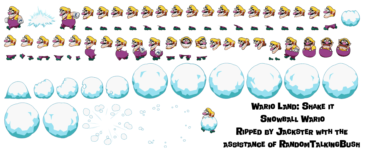 Wario Land: Shake It! / Wario Land: The Shake Dimension - Wario (Snowball)