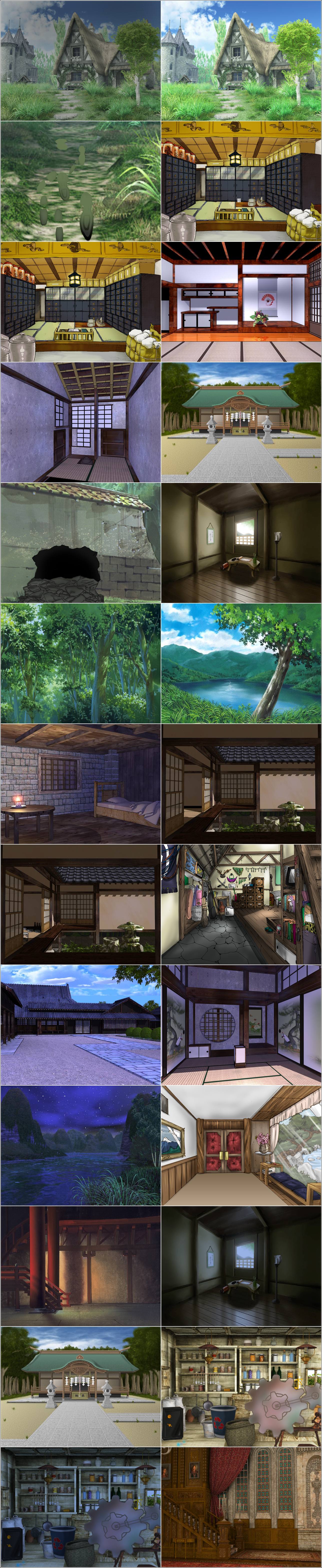 Shin Gyakuten Touhou - Backgrounds (1/2)