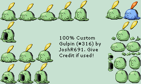 Pokémon Customs - #316 Gulpin