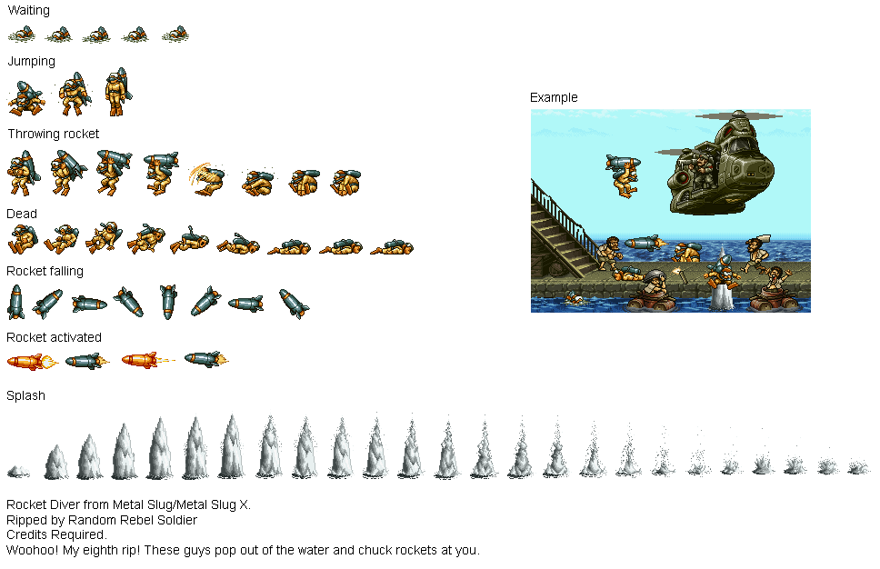 Metal Slug 2 / Metal Slug X - Rocket Diver