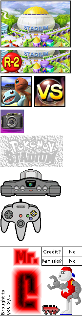 Pokémon Stadium - Main Menu Icons
