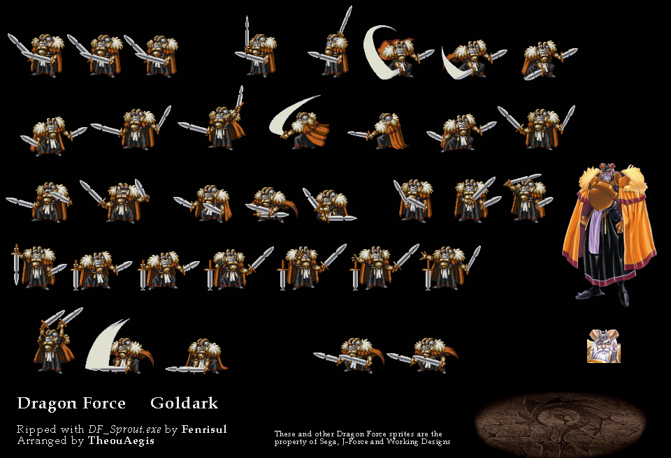 Dragon Force - Emperor Goldark