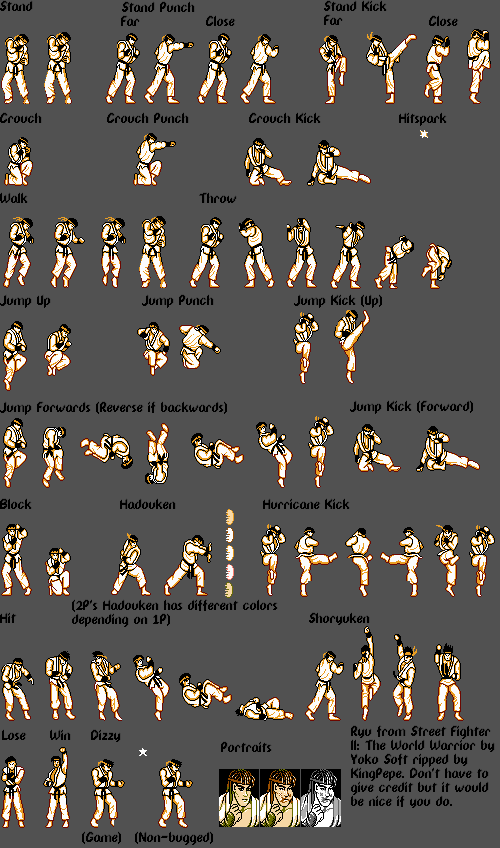 The Spriters Resource - Full Sheet View - Street Fighter 2 / Master Fighter  2 (Bootleg) - Guile