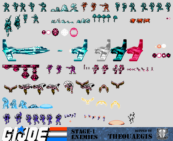 G.I. Joe: A Real American Hero - Stage 1 Enemies