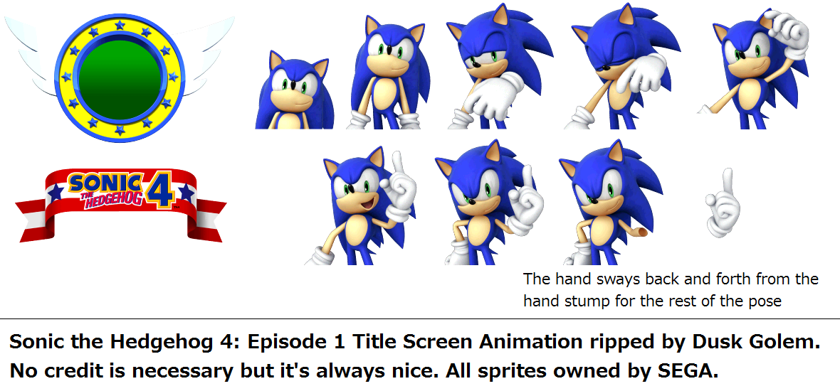 full sonic 1 title sprite full sonic 1 title sprite