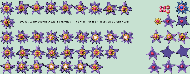 Pokémon Generation 1 Customs - #121 Starmie