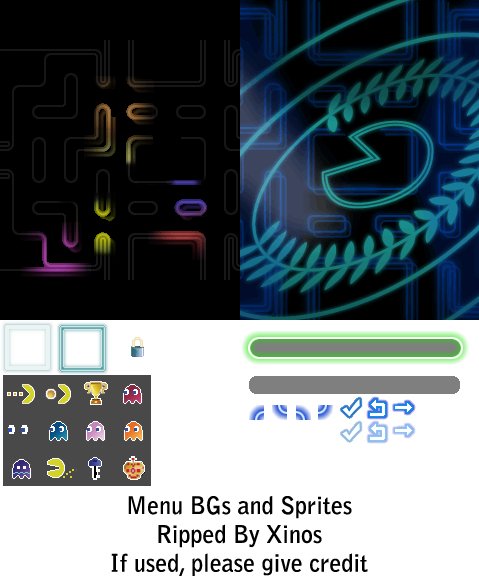 Pac-Man Championship Edition - Menu and BGs