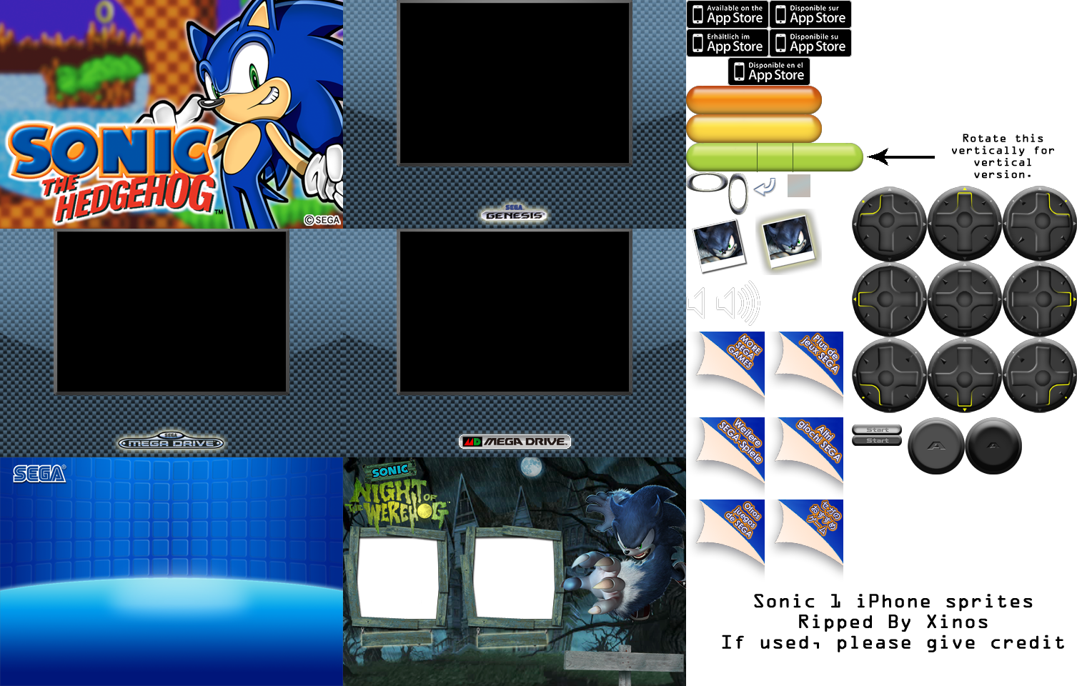 Sonic the Hedgehog (iPhone) - Menus