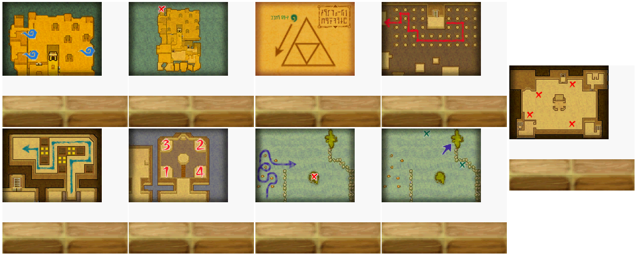 The Legend of Zelda: Phantom Hourglass - Wall Map