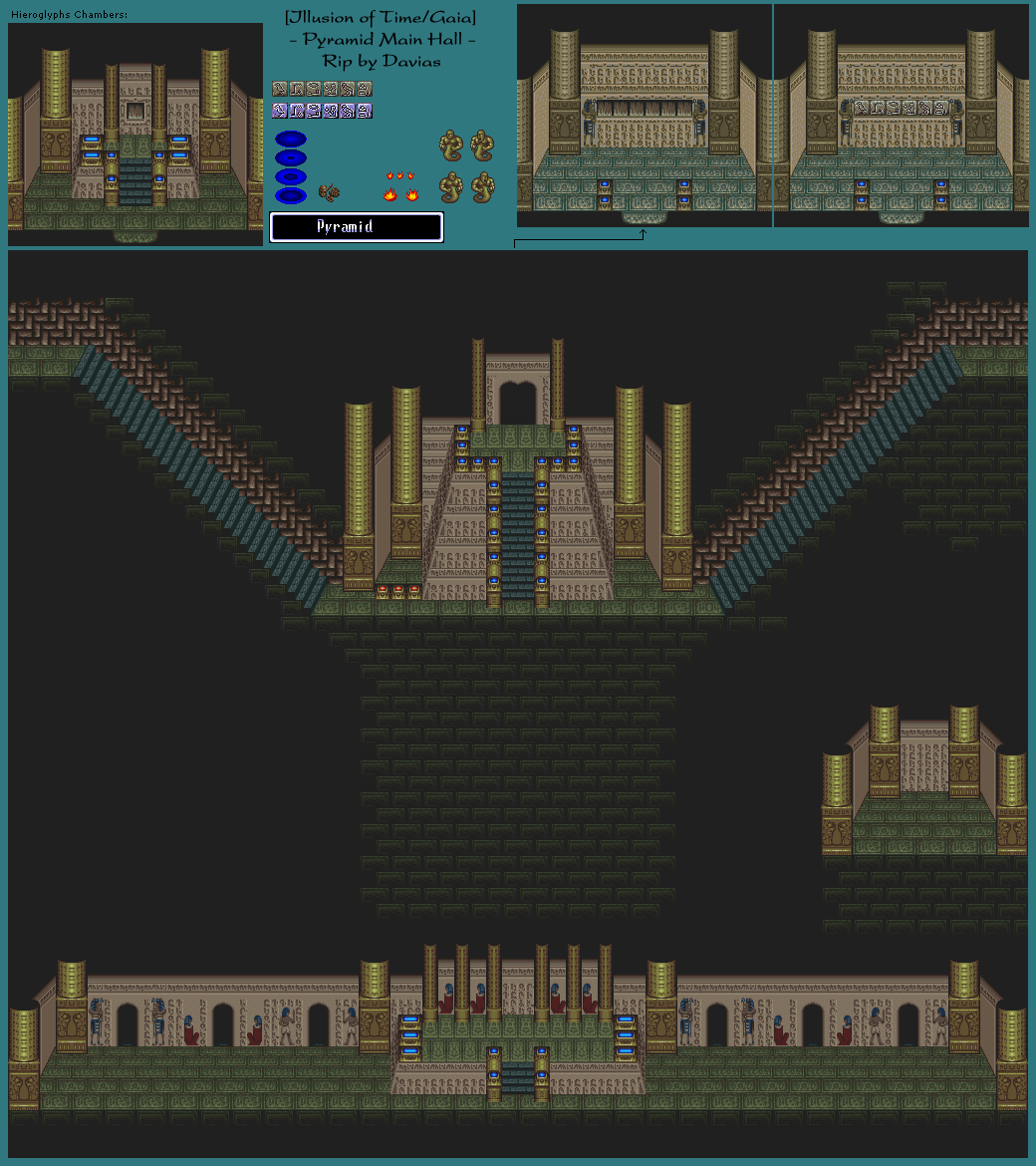 Illusion of Gaia / Illusion of Time - Pyramid Main Hall