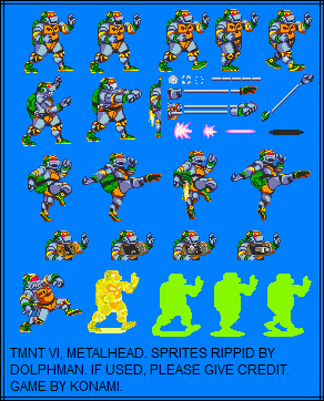 Teenage Mutant Ninja Turtles 4: Turtles in Time - Metalhead