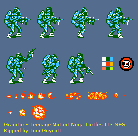 Teenage Mutant Ninja Turtles 2: The Arcade Game - Granitor