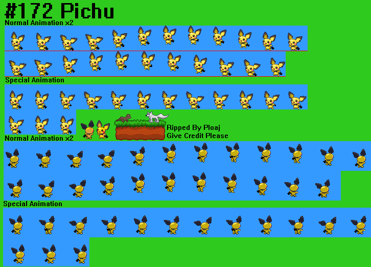 DS / DSi - Pokémon Black / White - #172 Pichu - The Spriters DS / DSi - Pokémon Black / White - #172 Pichu - The Spriters