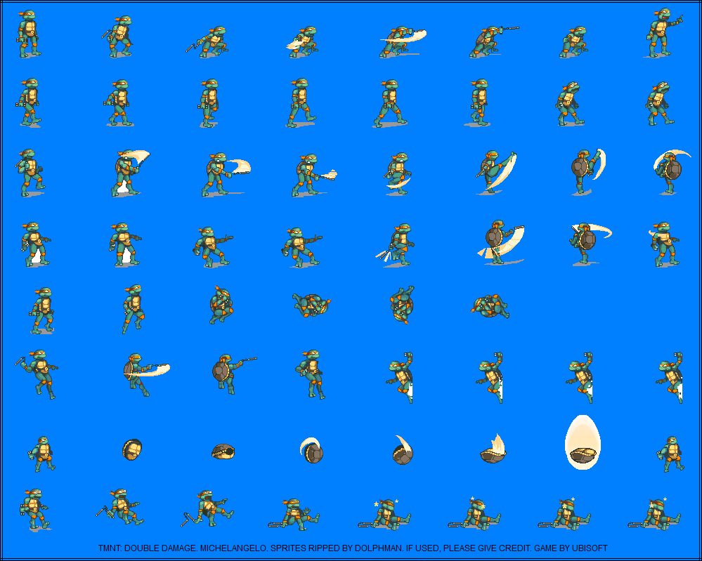 Teenage Mutant Ninja Turtles: Double Damage - Michelangelo