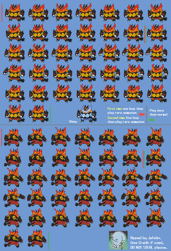 Pokémon Black / White - #500 Emboar