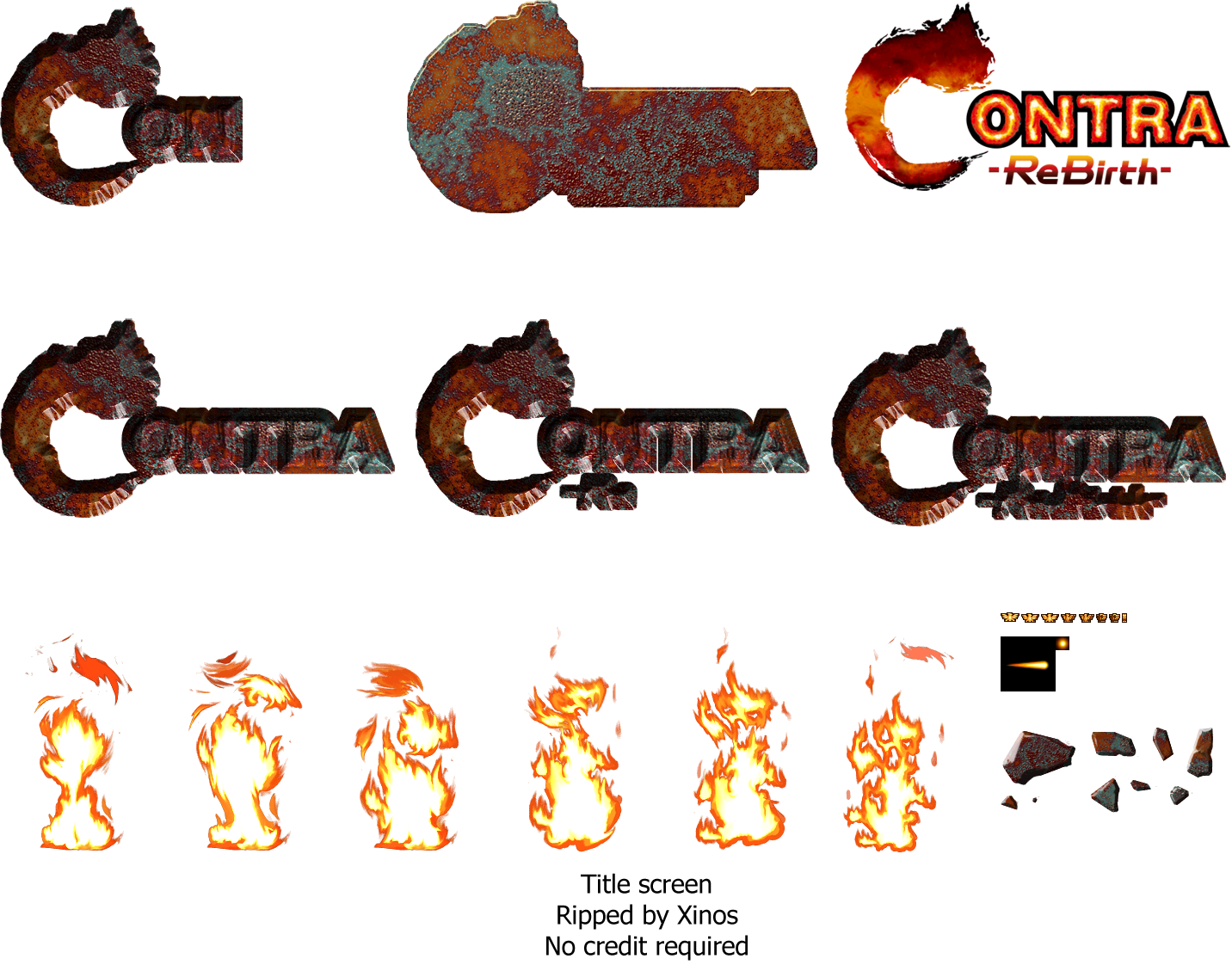 Contra ReBirth - Title