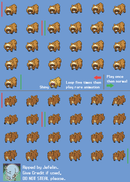 Pokémon Black / White - #399 Bidoof (male)