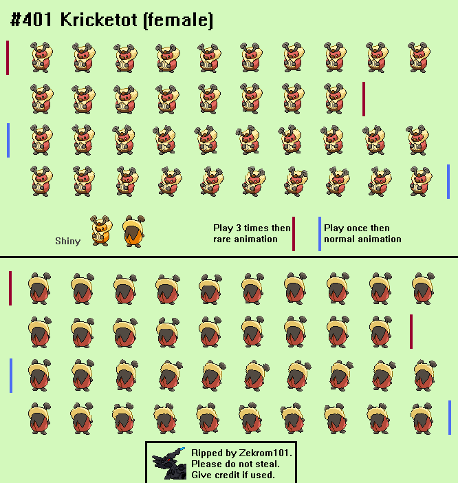 #401 Kricketot (female)