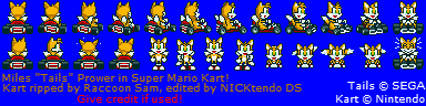 Sonic the Hedgehog Customs - Tails (Super Mario Kart-Style)