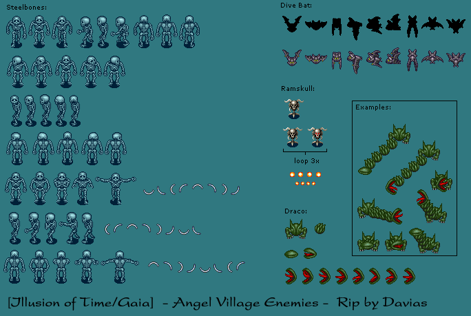 Angel Village Enemies