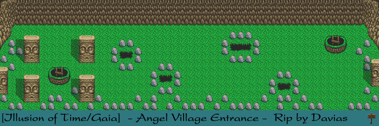 Illusion of Gaia / Illusion of Time - Angel Village Entrance