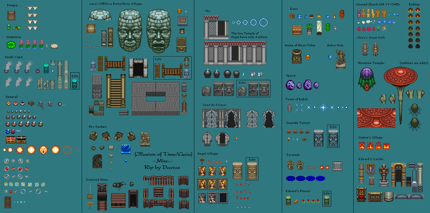 Illusion of Gaia / Illusion of Time - Miscellaneous