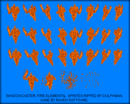 Shadowcaster - Fire Elemental