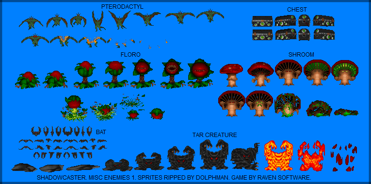 Shadowcaster - Miscellaneous Enemies 1