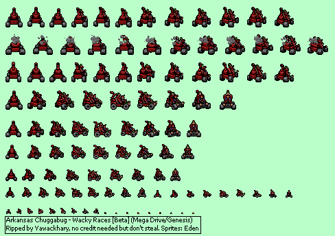 Wacky Races (Prototype) - Arkansas Chuggabug