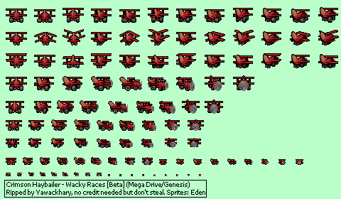 Wacky Races (Prototype) - Crimson Haybailer