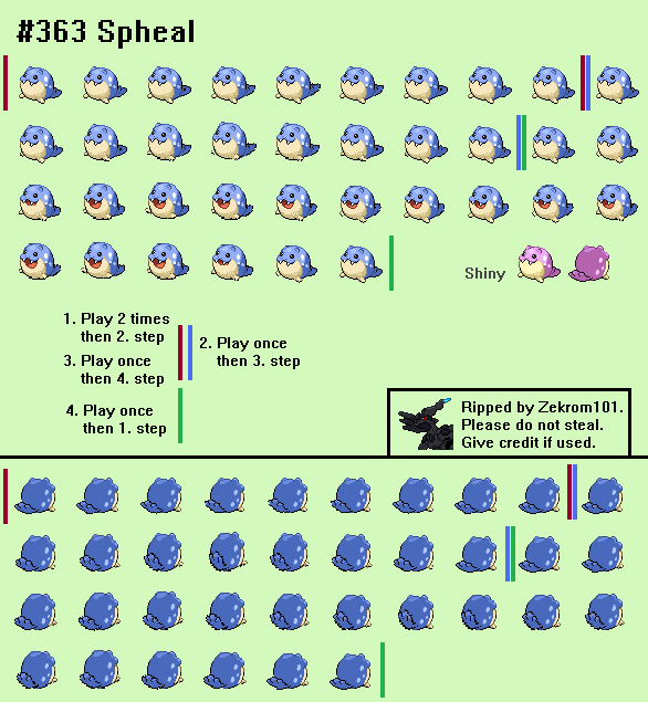 Pokémon Black / White - #363 Spheal