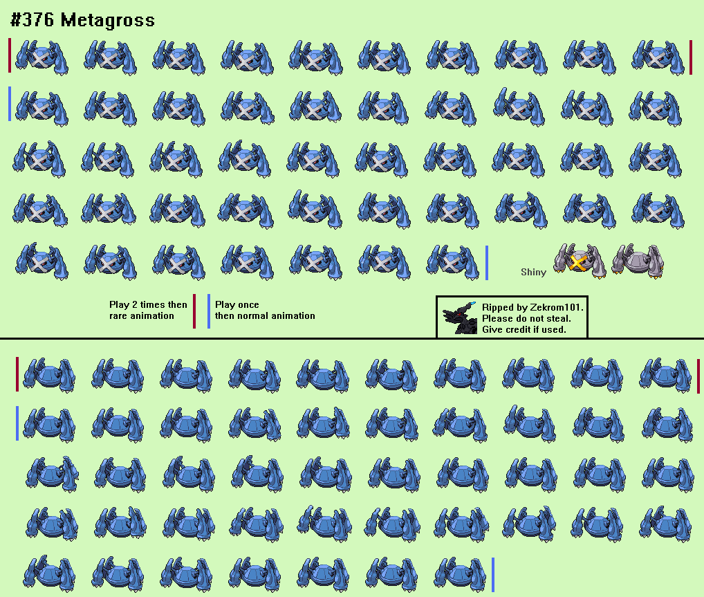 Pokémon Black / White - #376 Metagross