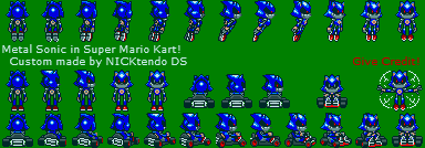 Metal Sonic (Super Mario Kart-Style)