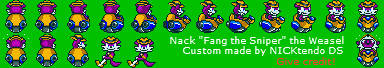 Sonic the Hedgehog Customs - Fang (Super Mario Kart-Style)